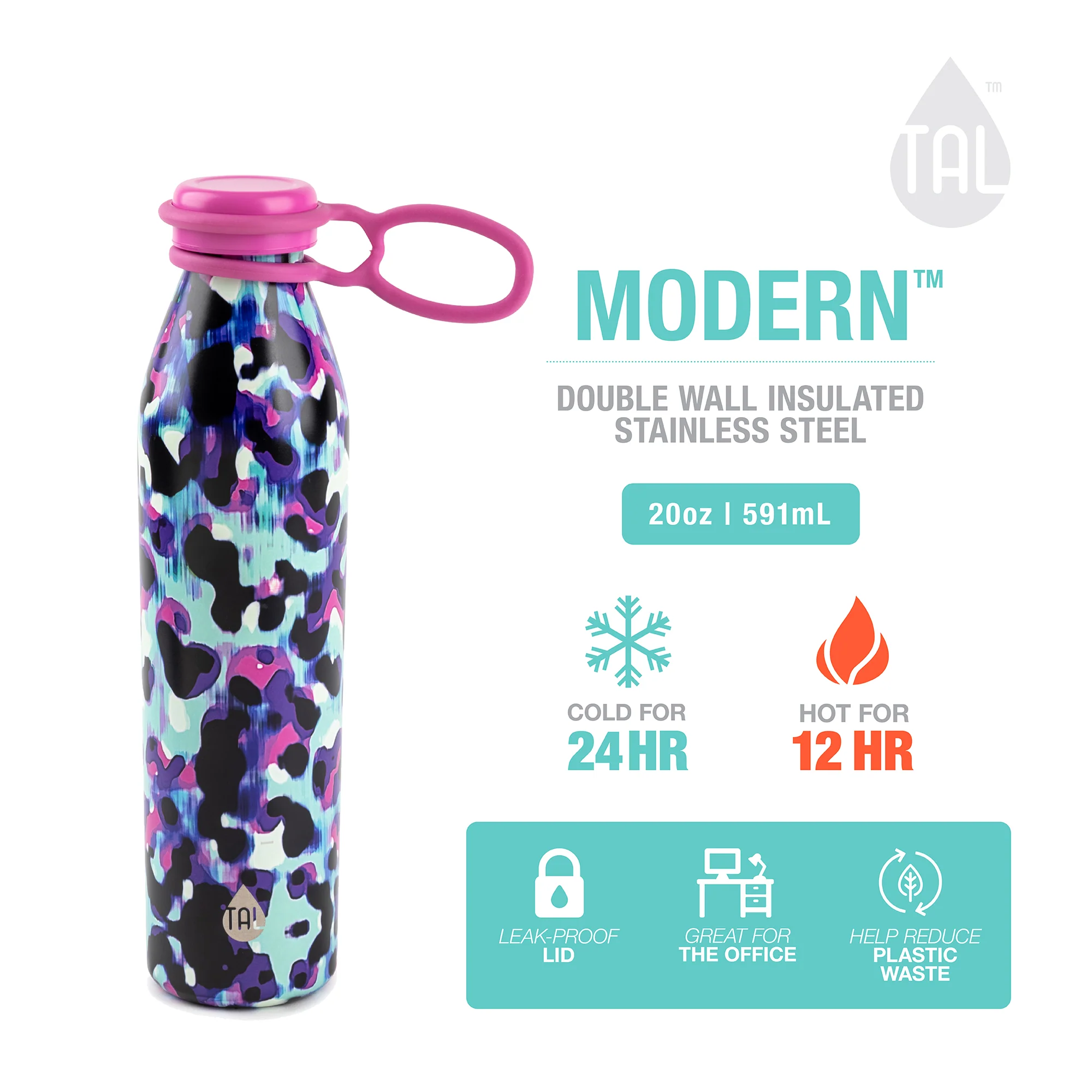 20 oz Modern Loop Leopard - Image 6