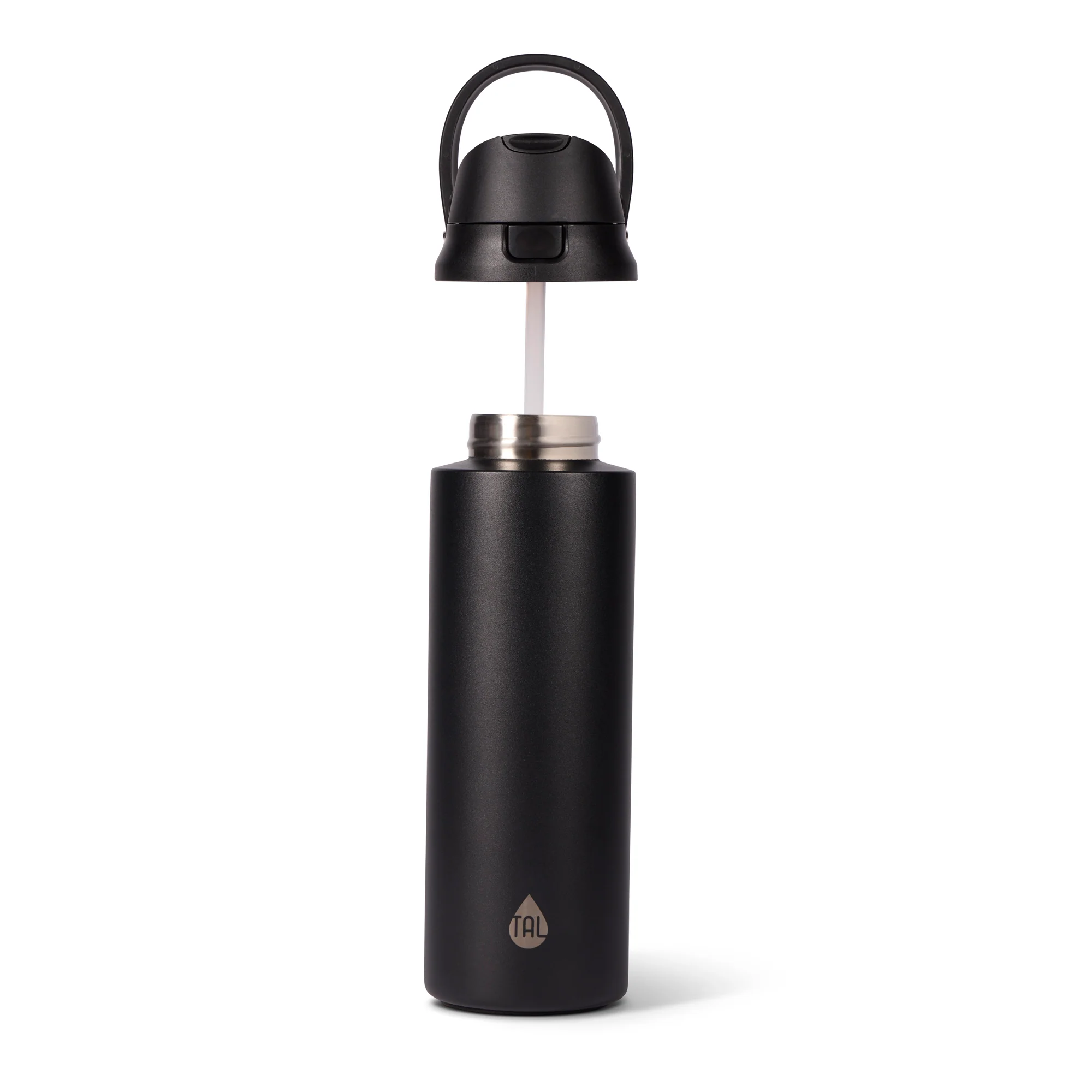 TAL 24oz 2-in-1 Straw and Chug with Push Lid - Black - Image 6