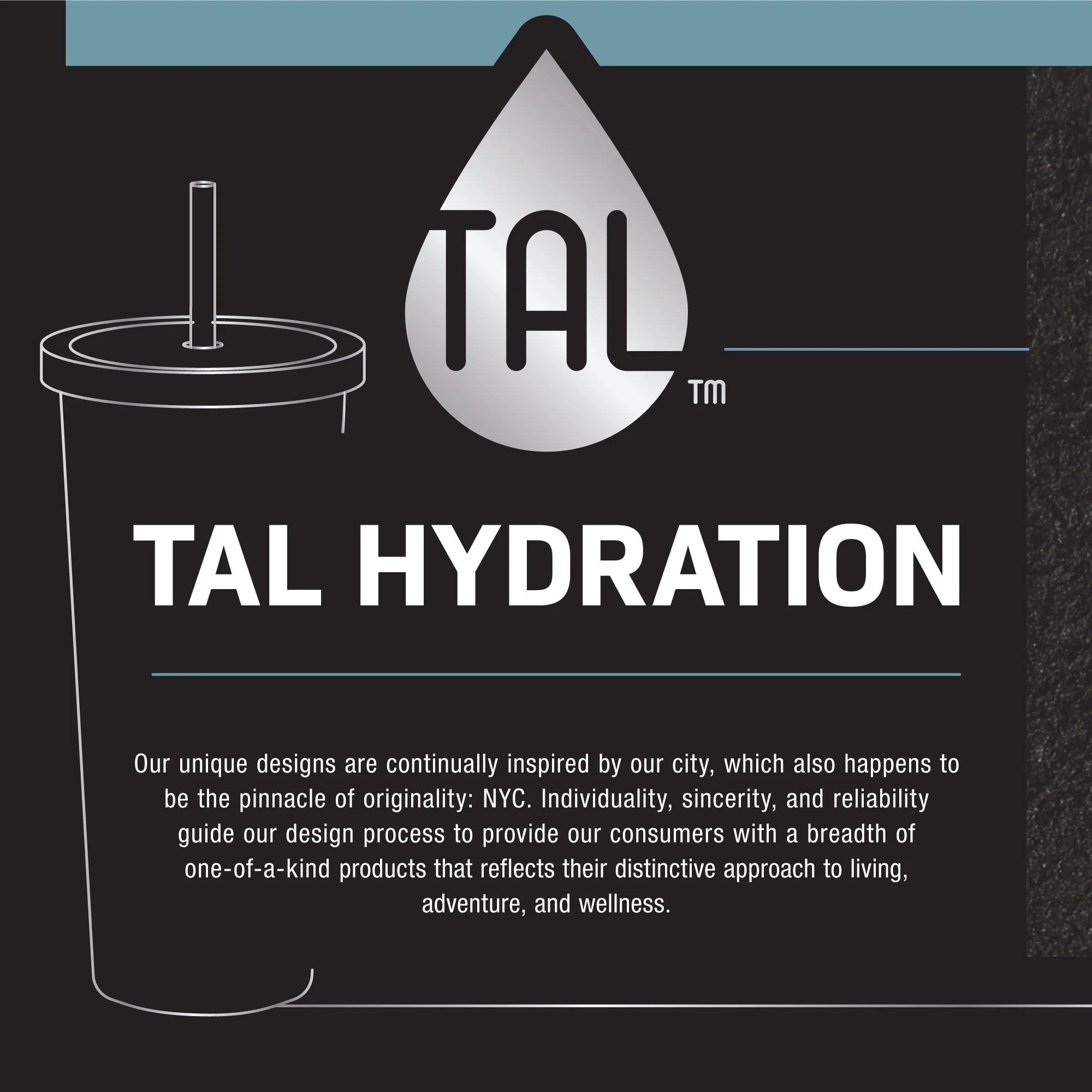 TAL Stainless Steel Coolie Tumbler 24oz, Green Tropical - Image 3