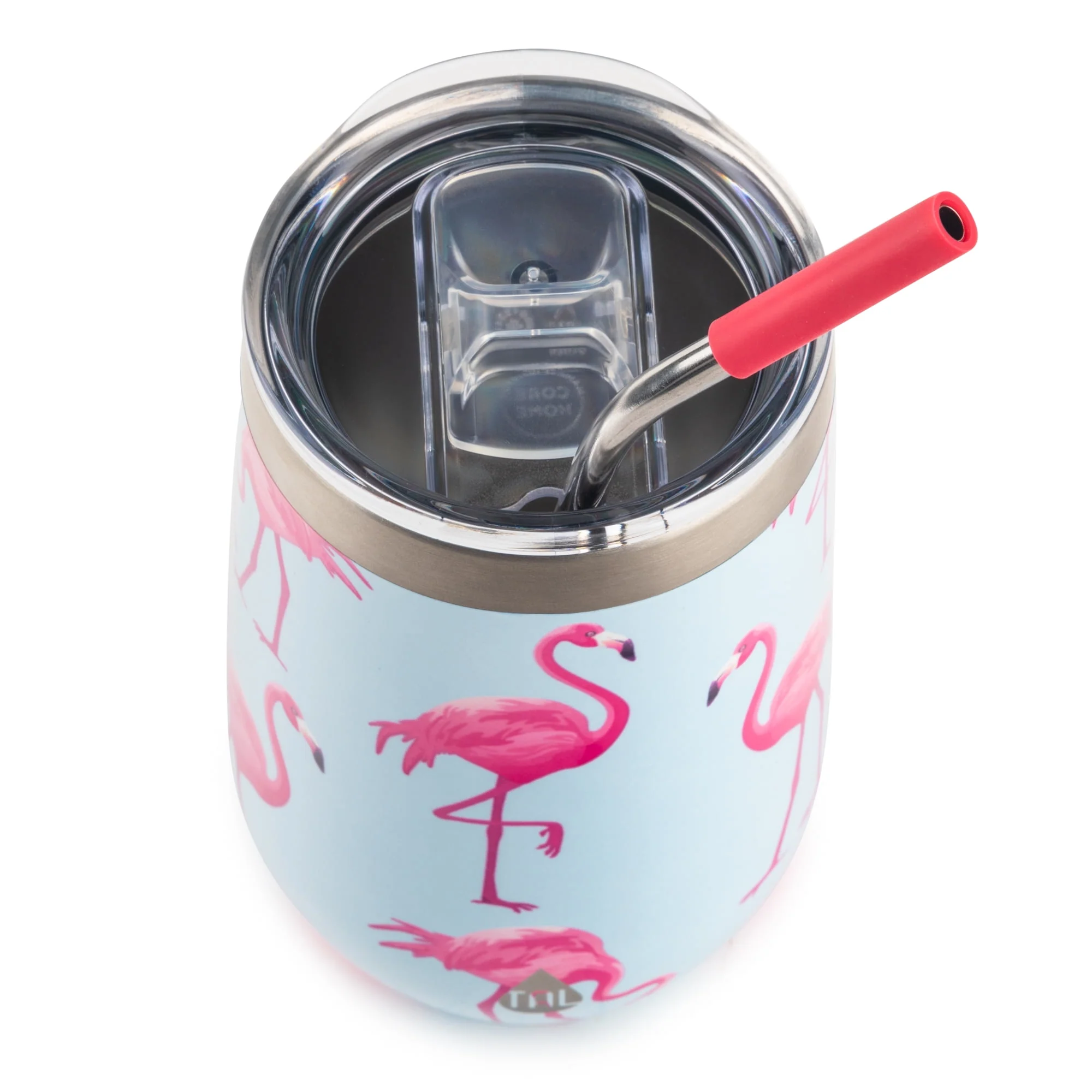 TAL Stainless Steel Wine Tumbler 16oz, Flamingo - Image 3